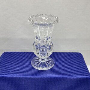 Crystal Clear Industries 24% Lead Crystal Bud Vase by Fairfield Yugoslavia 1960s